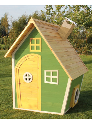 Дерев'яний будиночок для дітей EXIT Fantasia зелений